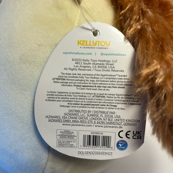 Squishmallows Harrison The Dog 8" Fuzzy Belly Plush - Picture 5 of 5